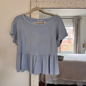 Light Blue T-Shirt Top